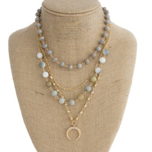 Jewelry - Layered Horn Necklace